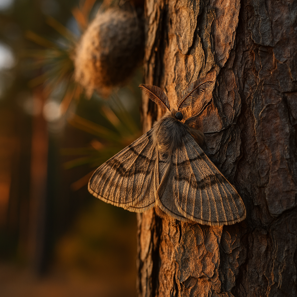 ¿Qué mariposa sale de la procesionaria?